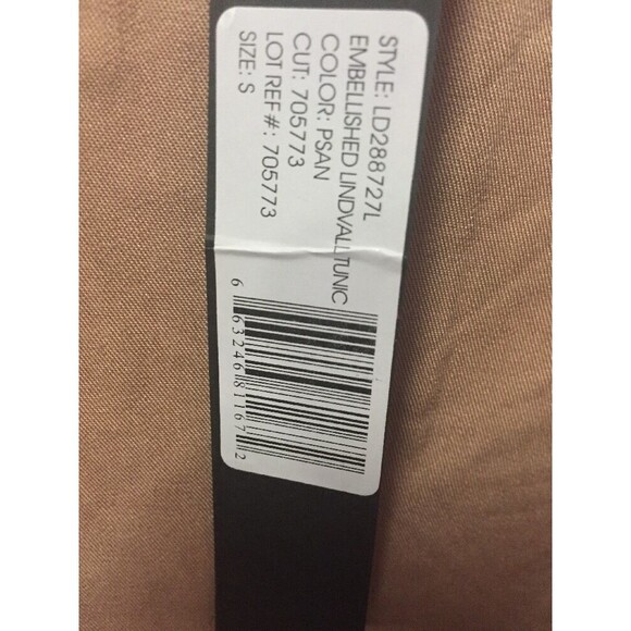 Elizabeth & James Women's Dress Tunic Embellished Beige Size Small NWT $395 - Picture 8 of 8